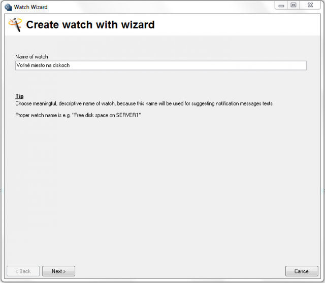Spustenie Watch Wizarda